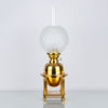 BORDSFOTOGENLAMPA, mässing och glas, Gusum, 1900-tal