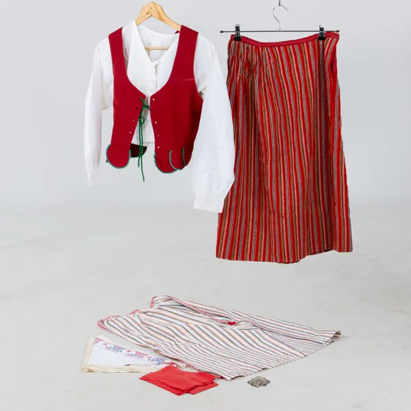 FOLKDRÄKT, 8 del, Östergötland, 1900-tal