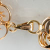 COLLIER MED HÄNGE, 18k guld med skuren snäckskalskamé
