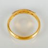 RING, 23k guld, med mindre diamanter, John Petterssons Eftr. Juvelerar AB, Stockholm 1930