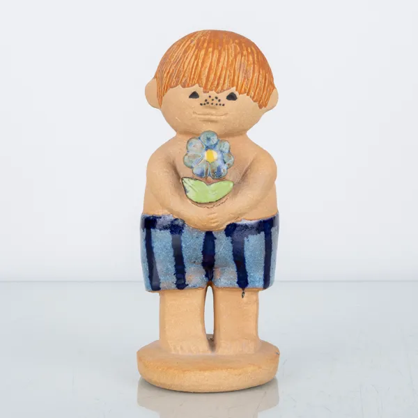 LISA LARSON, figur, stengods, "Stora Adam" ur serien Adam och Eva, Gustavsberg, 1972-80