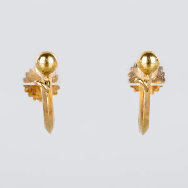 ÖRHÄNGESDELAR, 1 par, 18k guld, GD&Co, Malmö