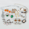 SAMLING SMYCKEN, 16 st, mestadels silver, 1900-tal