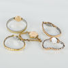 DAMARMBANDSUR, 5 st, gulddoublé, bla Athos, Royal och Örnen, 1900-talets första hälft