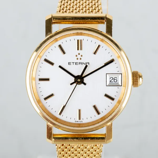 ETERNA, damarmbandsur, 14k/18k guld