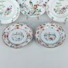 TALLRIKAR, 5 st, porslin, Kina, Qianlong (1736-1795)