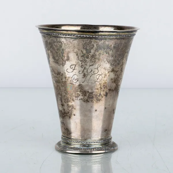 BÄGARE, silver, Thomas Beckman dy (1727-1759), Örebro