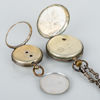 FICKUR, 2 st, silver, bla Longines, 1900-talets första hälft