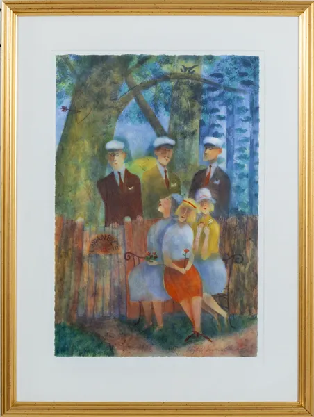   KJELL SUNDBERG (född 1942), färglitografi, signerad, numrerad 126/250