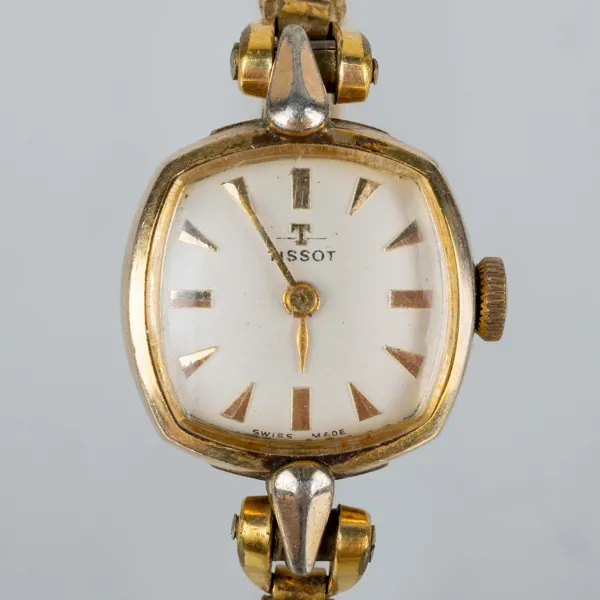 TISSOT, armbandsur, gulddoublé, 1900-talets andra hälft