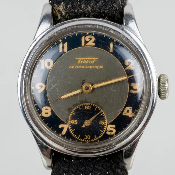 HERRARMBANDSUR, Tissot, stål, 1900-talets mitt