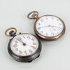 FICKUR, 2 st, silver, bla Zenith, 1900-talets första hälft
