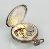 FICKUR, 2 st, silver, bla Zenith, 1900-talets första hälft