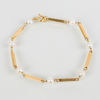 ARMBAND, 18k guld, med pärlor