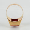 RING, 18k guld, med rosa sten, 1964
