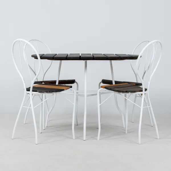 TORE AHLSÉN, 5 del trädgårdsmöbel, "Pia", Gärsnäs