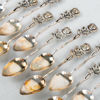 KAFFESKEDAR, 12 st, silver, Gewe, 1957