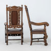 KARMSTOLAR, 1 par, barockstil, 1800-/1900-tal