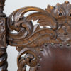 KARMSTOLAR, 1 par, barockstil, 1800-/1900-tal