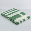 BERNADOTTE & KYLBERG, pläd, "Throw Green White", samtida