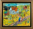 SVEN LIDBERG (1929-2009), olja på pannå, signerad