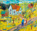 SVEN LIDBERG (1929-2009), olja på pannå, signerad