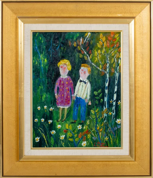 SVEN LIDBERG (1929-2009), olja på pannå, signerad 