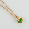 COLLIER, 18k, med hänge i form av hjärta