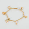 ARMBAND MED BERLOCKER, 18k guld