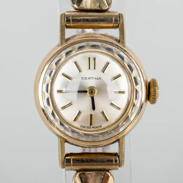 CERTINA, damarmbandsur, guld på stål, 1900-talets andra hälft