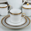 KAFFESERVIS, 25 del, porslin, Bavaria, Tyskland, 1900-tal