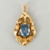 HÄNGE, 18k guld, med akvamarin, GD & Co, 1900-talets mitt