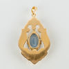 HÄNGE, 18k guld, med akvamarin, GD & Co, 1900-talets mitt