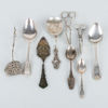 SAMLING SILVERFÖREMÅL, 9 del, 1800-/1900-tal