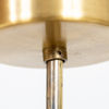 TAKLAMPA, mässing och glas, 1900-talets mitt