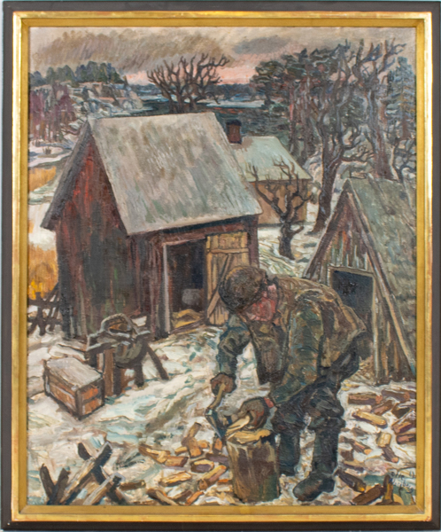 OLLE NORDBERG (1905-1986), olja på duk, signerad och daterad 62