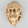 CARIN NILSON, tillskriven, patinerat gips, "Voltaire", 1900-tal