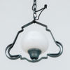 HALLAMPA, patinerad metall, 1930-/40-tal