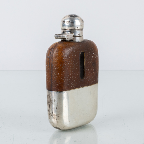 FICKPLUNTA, silver, glas och läder, Sheffiled, England 1922