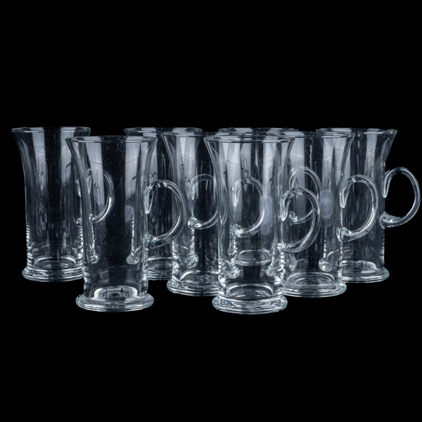 HEIKKI ORVOLA, 8 st irish coffeeglas, Nuutajärvi Arabia, Finland