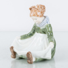 LOTTE BENTER, figurin porslin, Amager girl, Royal Copenhagen
