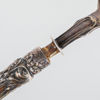 SKED, KNIV SAMT SERVETTRING, silver, Sheffield, England 1800-talets andra hälft samt MGAB, Uppsala 1959