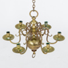 TAKKRONA, mässing, 1800-/1900-tal