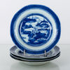 DJUPA TALLRIKAR, 4 st, porslin, Kina, Qianlong (1736-1795)