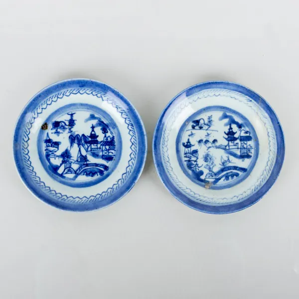 FAT, 1 par, porslin, Kina, Qianlong (1736-1795)