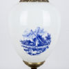 BORDSLAMPA, porslin och mässing, 1900-tal
