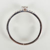 RING, 18k vitguld, med 7 briljantslipade diamanter