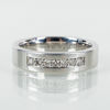 RING, platina, med 7 briljantslipade diamanter, tot 0,14 ct, Schalins smycken 