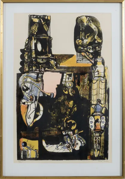 ENDRE NEMES (1909-1985), färglitografi, signerad och numrerad 79/215