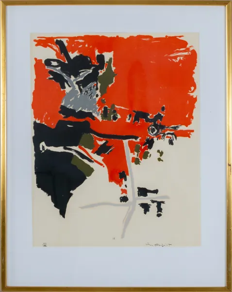 JÖRGEN FOGELQVIST (1927-2005), färglitografi, signerad, HC VII